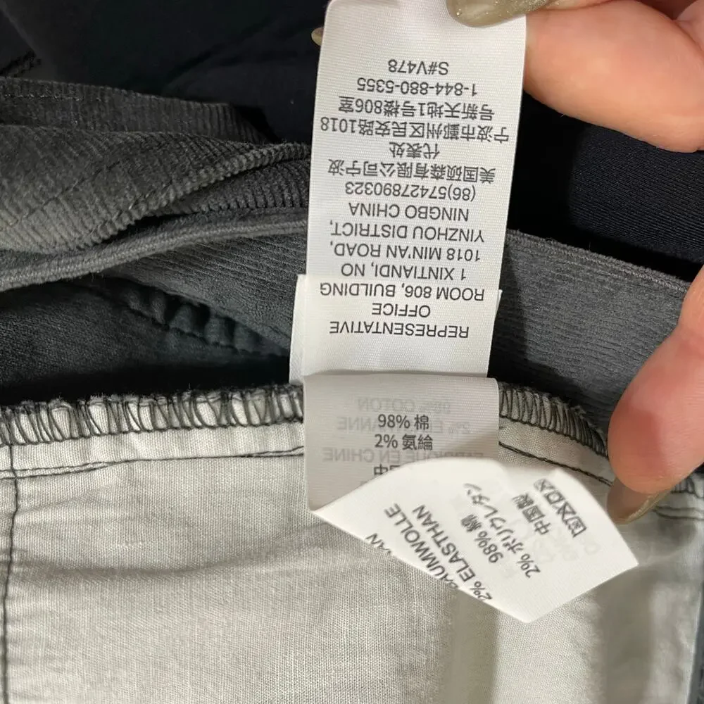 Vuori Men's Optimist 5 Pocket Corduroy Pants Sz 36